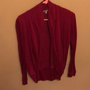Maroon cardigan